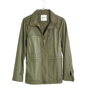 Madewell Fleet Utility Jacket Desert Olive Small Field jacket